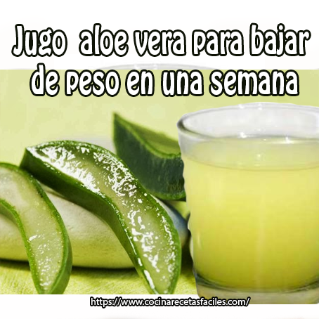 Bebidas naturales para bajar de peso en una semana